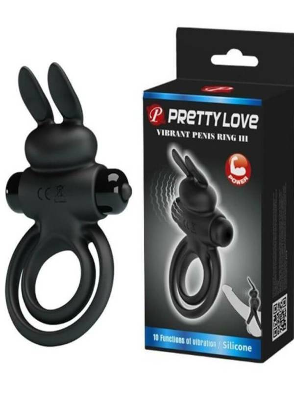 pretty love vibrant penis ring product and packaging 